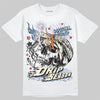 Jordan 17 Retro Low SP Infinite Archives DopeSkill T-Shirt Drip Season Graphic Streetwear - White