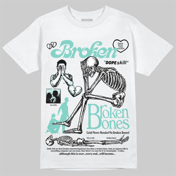Jordan 11 Low "Igloo" DopeSkill T-Shirt Broken Bones Graphic Streetwear - White