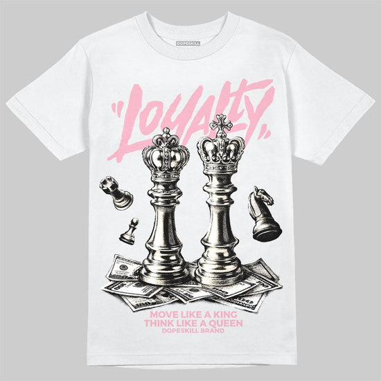 Jordan 4 "Iced Carmine" DopeSkill T-Shirt Loyalty Graphic Streetwear - White