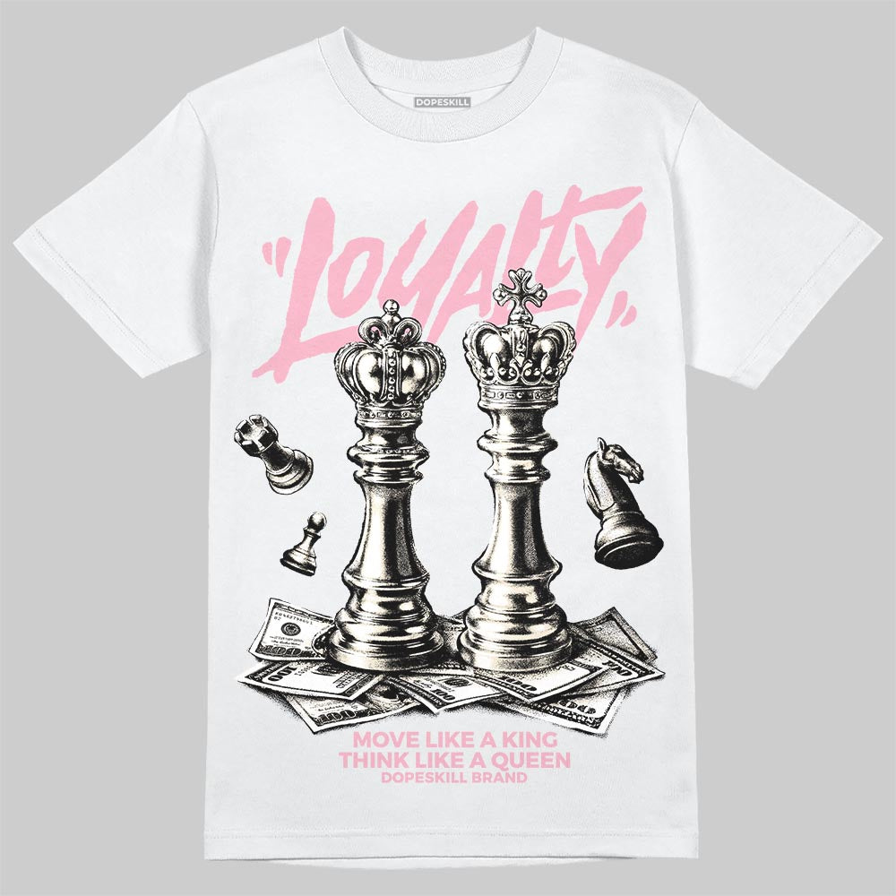 Jordan 4 "Iced Carmine" DopeSkill T-Shirt Loyalty Graphic Streetwear - White