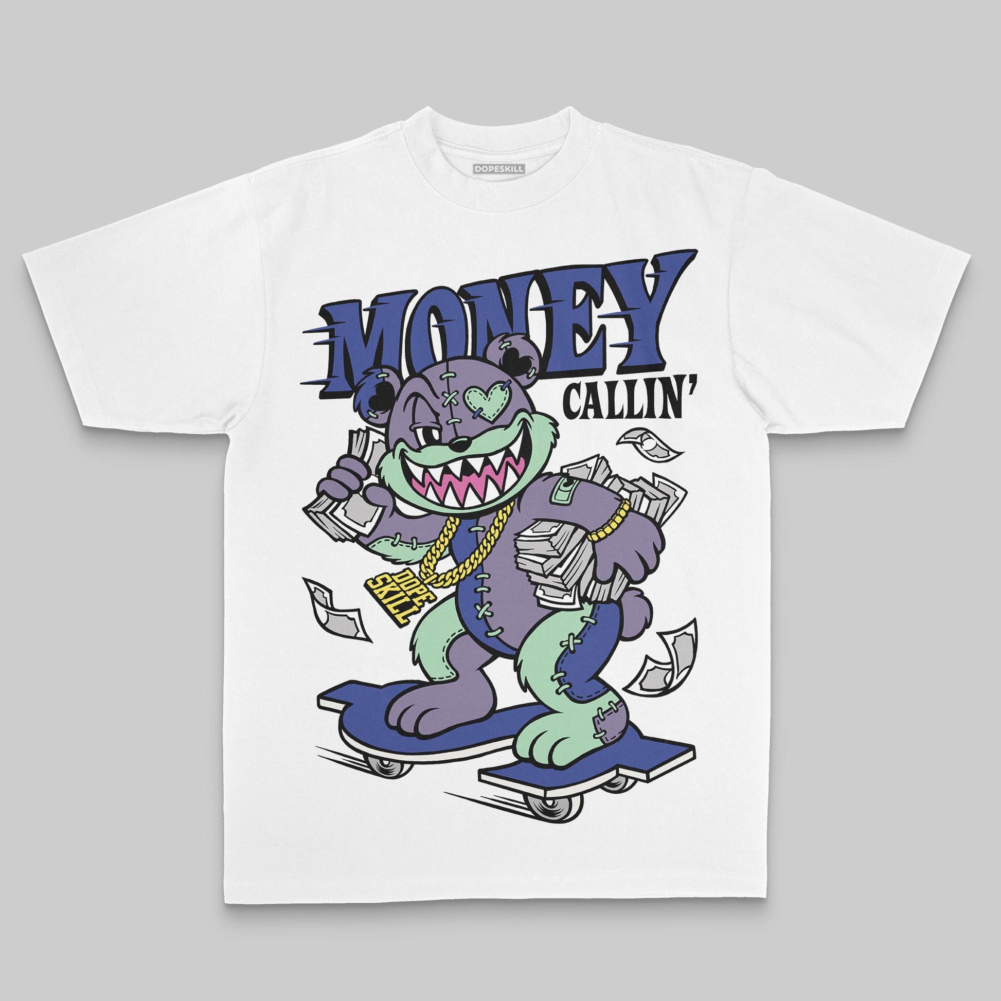 Jordan 1 Retro Low OG Zion Williamson Voodoo Alternate DopeSkill Premium T-Shirt Money Callin' Graphic Streetwear - White