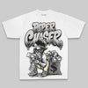 Grey Oversize Print Paper Chaser Boy DopeSkill Graphic T-shirt Streetwear - White