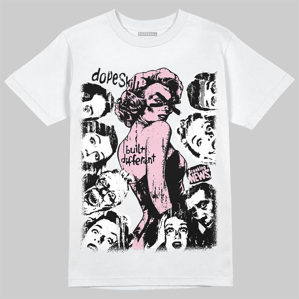 Jordan 5 OG “35th Anniversary” DopeSkill T-Shirt Built Different Graphic Streetwear - White 
