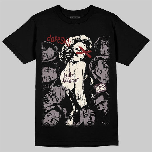 A Ma Maniére x Air Jordan 6 Retro “Smoky Mauve”⁠ DopeSkill T-Shirt Built Different Graphic Streetwear - Black