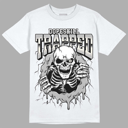 Jordan 3 “Off Noir” DopeSkill T-Shirt Trapped Halloween Graphic Streetwear - White