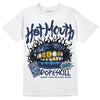 Jordan Spiz’ike Low “White/Obsidian” DopeSkill T-Shirt Hot Mouth Graphic Streetwear - White 