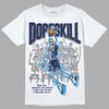 Jordan 3 "Midnight Navy" DopeSkill T-Shirt Thunder Dunk Graphic Streetwear - White