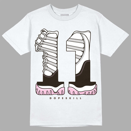 Jordan 11 Retro Neapolitan DopeSkill T-Shirt No.11 Graphic Streetwear