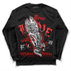 Jordan 12 “Cherry” DopeSkill Long Sleeve T-Shirt True Love Will Kill You Graphic Streetwear - Black