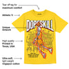 Yellow Ochre 6s DopeSkill Yellow T-shirt Thunder Dunk Graphic