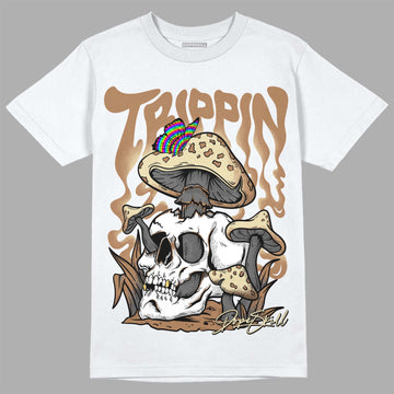 Jordan 6 WMNS Gore-Tex Brown Kelp DopeSkill T-Shirt Trippin Graphic Streetwear - White