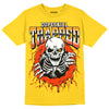 Jordan 6 “Yellow Ochre” DopeSkill Yellow T-shirt Trapped Halloween Graphic Streetwear