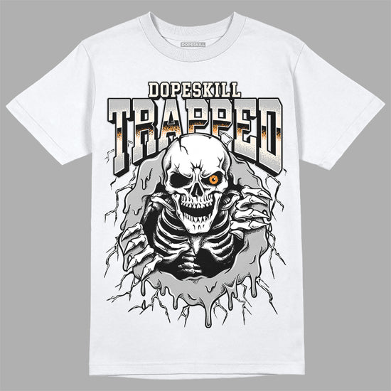 Dunk Low Cool Grey DopeSkill T-Shirt Trapped Halloween Graphic Streetwear - White 