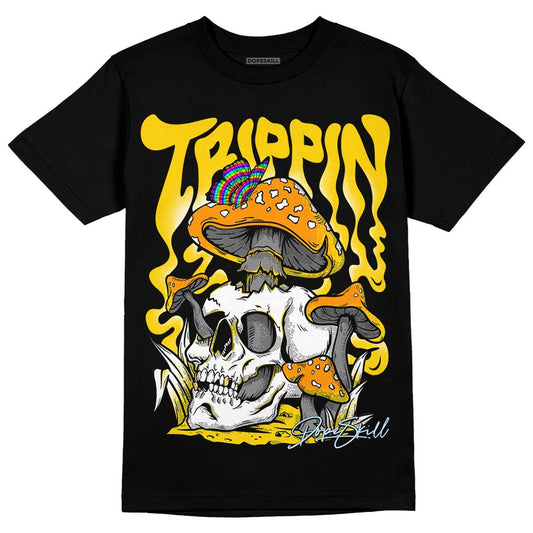 Jordan 6 “Yellow Ochre” DopeSkill T-Shirt Trippin Graphic Streetwear - Black