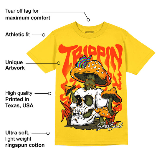 Yellow Ochre 6s DopeSkill Yellow T-shirt Trippin Graphic