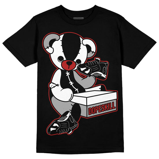 Jordan 14 "Black/White" DopeSkill T-Shirt Sneakerhead BEAR Graphic Streetwear - Black