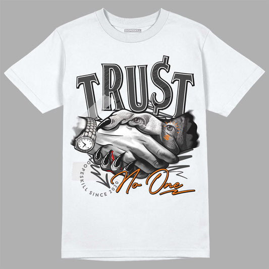 Jordan 3 Retro 'Fear Pack' DopeSkill T-Shirt Trust No One Graphic Streetwear - White