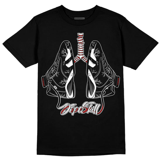 Jordan 14 "Black/White" DopeSkill T-Shirt Breathe Graphic Streetwear - Black