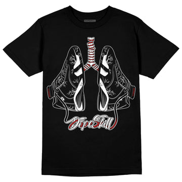 Jordan 14 "Black/White" DopeSkill T-Shirt Breathe Graphic Streetwear - Black