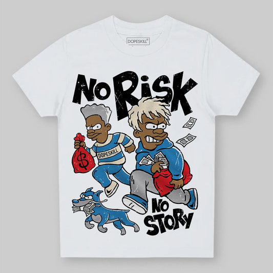 Jordan 3 Retro OG Rare Air DopeSkill Toddler Kids T-shirt No Risk No Story Graphic Streetwear - White