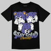 Jordan 4 Lakers DopeSkill T-Shirt Stay Solid Graphic Streetwear - Black