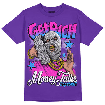 PURPLE Sneakers DopeSkill T-Shirt Get Rich Graphic Streetwear