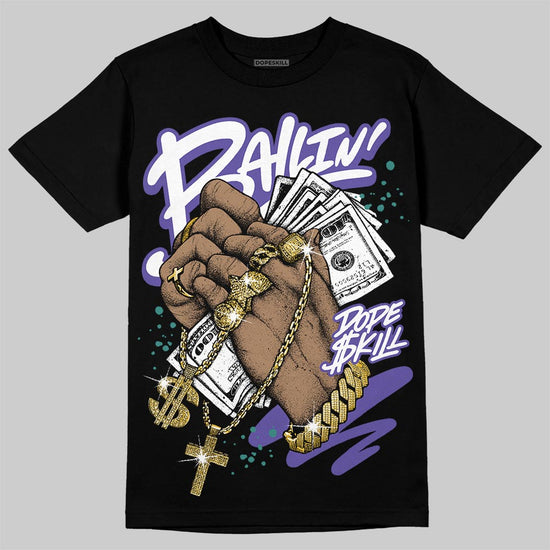 Jordan 5 OG “Grape” DopeSkill T-Shirt Always Ballin' Graphic Streetwear - Black