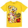 Jordan 6 “Yellow Ochre” DopeSkill Yellow T-shirt Broken Heart Graphic Streetwear