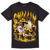 Dunk Yellow Bordeaux DopeSkill T-Shirt Chillin Graphic Streetwear - Black