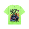 Neon Green Sneakers DopeSkill T-Shirt Ease My Mind Graphic Streetwear - Lime