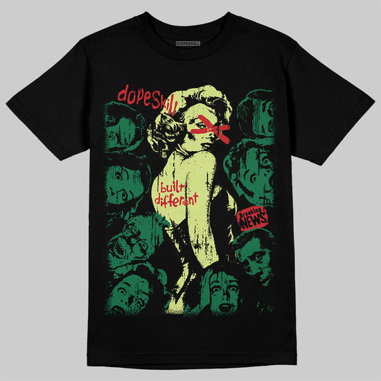 Foamposite Pro 'Pine Green' DopeSkill T-Shirt Built Different Graphic Streetwear - Black