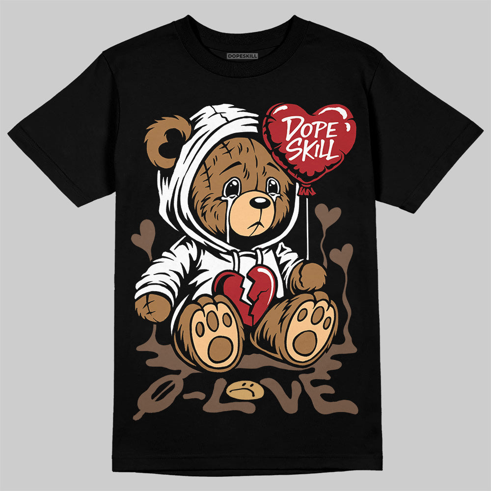 Jordan 5 “Earth/Metallic Gold” DopeSkill T-Shirt Broken Bear Graphic Streetwear - Black