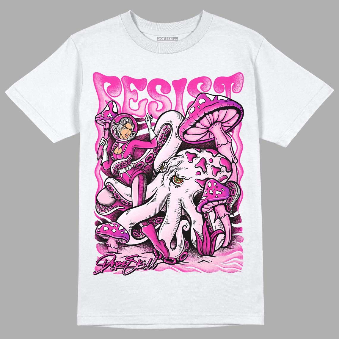 Dunk Low GS 'Triple Pink' DopeSkill T-Shirt Resist Graphic Streetwear - White