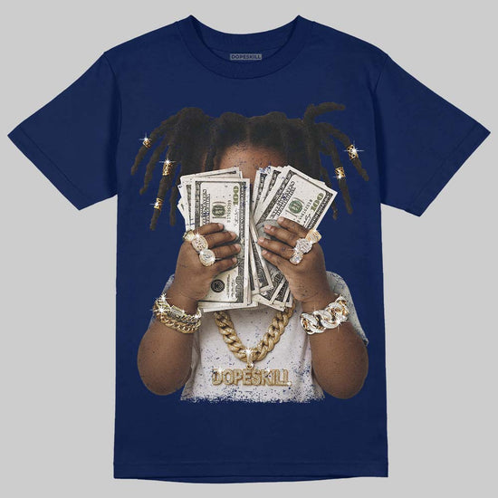 Jordan 11 “Rare Air” DopeSkill T-Shirt Rich Youth Graphic Streetwear - Navy