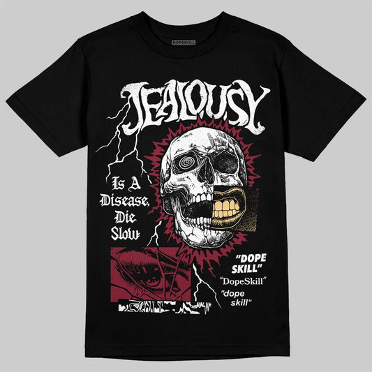 Jordan 3 PRM "Bin 23" DopeSkill T-Shirt Jealousy Graphic Streetwear - Black
