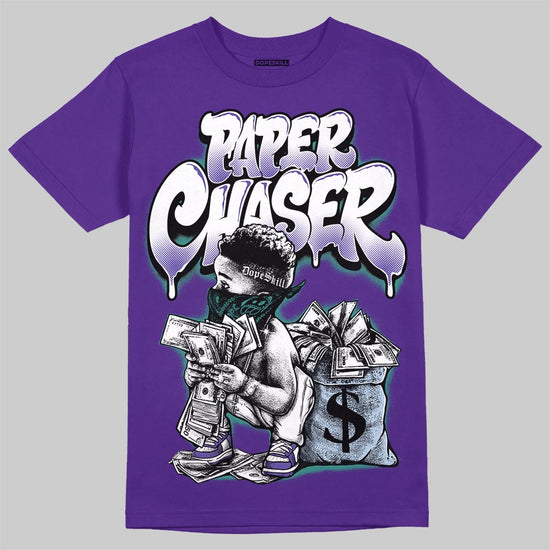Jordan 5 OG “Grape” DopeSkill T-Shirt Paper Chaser Boy Graphic Streetwear - Purple