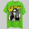 Neon Green Sneakers DopeSkill T-Shirt The Dough Graphic Streetwear - Lime