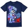 Jordan 5 SE “Georgetown” DopeSkill Midnight Navy T-Shirt Broken Heart Graphic Streetwear