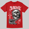 Jordan 4 Retro Toro Bravo DopeSkill T-Shirt Jealousy Graphic Streetwear - Red