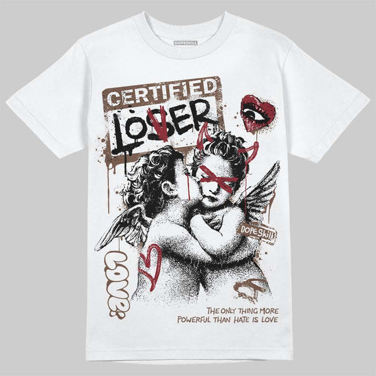 Jordan 12 “Fireside” DopeSkill T-Shirt Certified Lover Graphic Streetwear - White 