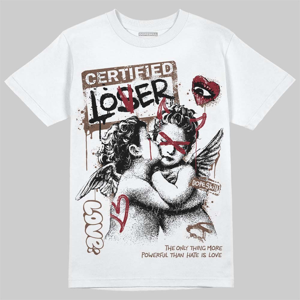 Jordan 12 “Fireside” DopeSkill T-Shirt Certified Lover Graphic Streetwear - White 