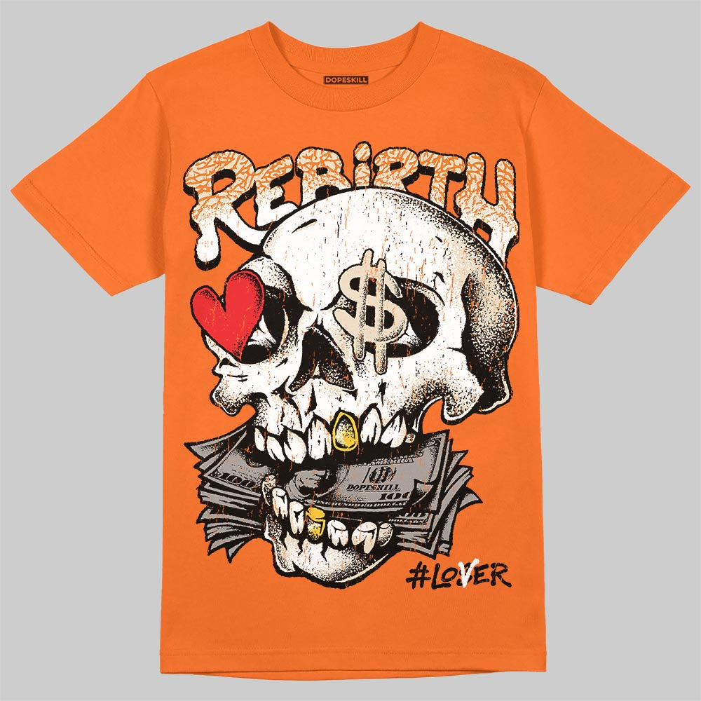 Jordan 3 “Orange Citrus” DopeSkill T-Shirt Rebirth Graphic Streetwear - Orange 
