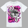 Pink Sneakers DopeSkill T-Shirt Don't Quit Graphic Streetwear - White