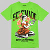Neon Green Sneakers DopeSkill T-Shirt Self Made Graphic Streetwear - Lime