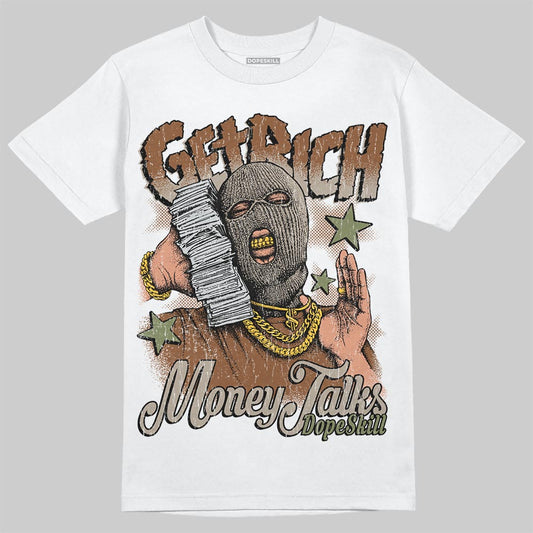 New Balance ABZORB 2010 “Pecan” DopeSkill T-Shirt Get Rich Graphic Streetwear - White