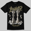 Jordan 6 Retro Neutral Olive DopeSkill T-Shirt Loyalty Graphic Streetwear - black