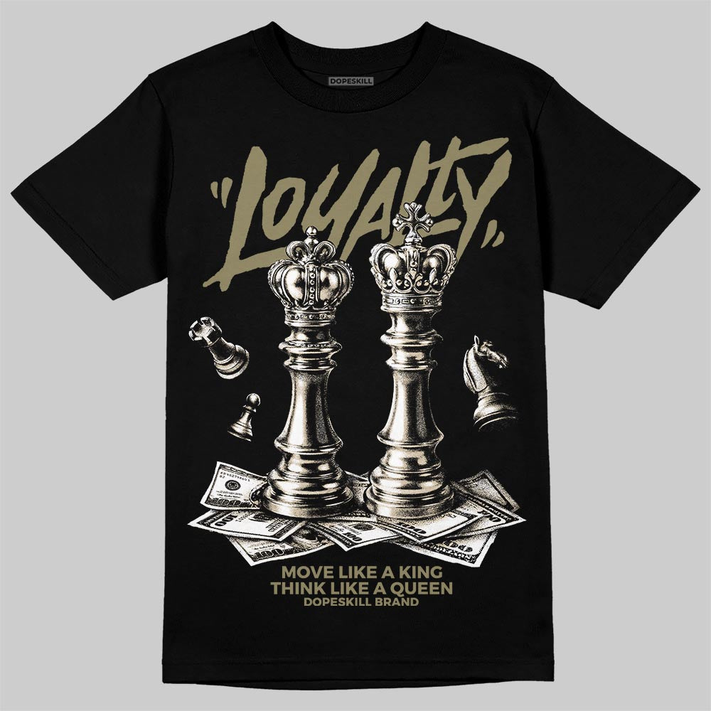 Jordan 6 Retro Neutral Olive DopeSkill T-Shirt Loyalty Graphic Streetwear - black
