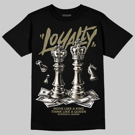 Jordan 6 Retro Neutral Olive DopeSkill T-Shirt Loyalty Graphic Streetwear - black