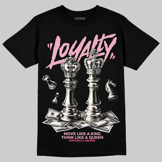 Jordan 4 "Iced Carmine" DopeSkill T-Shirt Loyalty Graphic Streetwear - Black