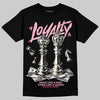 Jordan 4 "Iced Carmine" DopeSkill T-Shirt Loyalty Graphic Streetwear - Black
